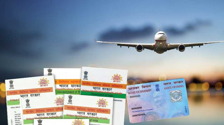Flight Ticket Bookings soon might require PAN, Passport or Aadhaar Card
