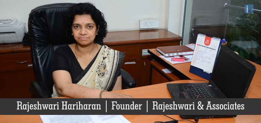 Rajeshwari Hariharan, Founder, Rajeshwari & Associates | Insight Success | Business Magazine in India