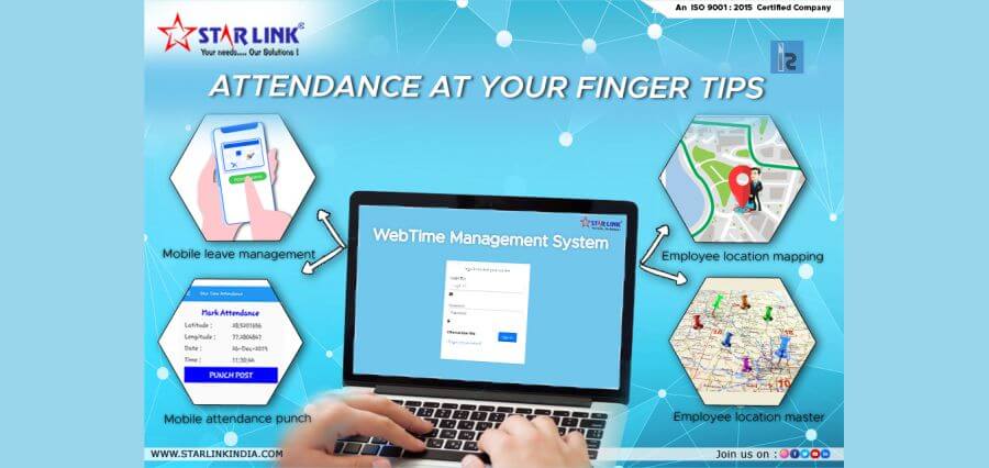 Star Link Communication Pvt. Ltd.[biometric attendance technology, Star Link Communication, India, biometric attendance machine]
