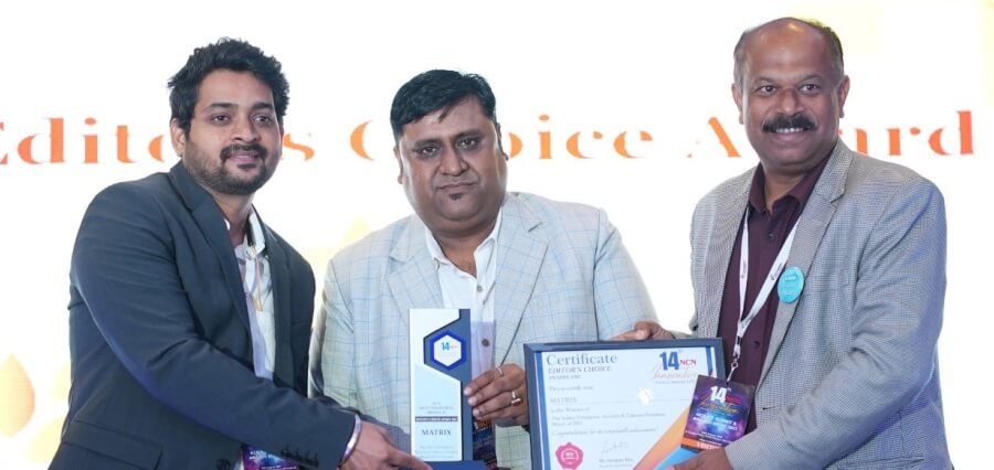 Matrix Conferred Editor's Choice Award 2022